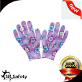 SRSAFETY 13G Strick Polyester-Liner beschichtet PU Multi-Zweck billig Arbeitshandschuhe, China Lieferanten Arbeitshandschuhe